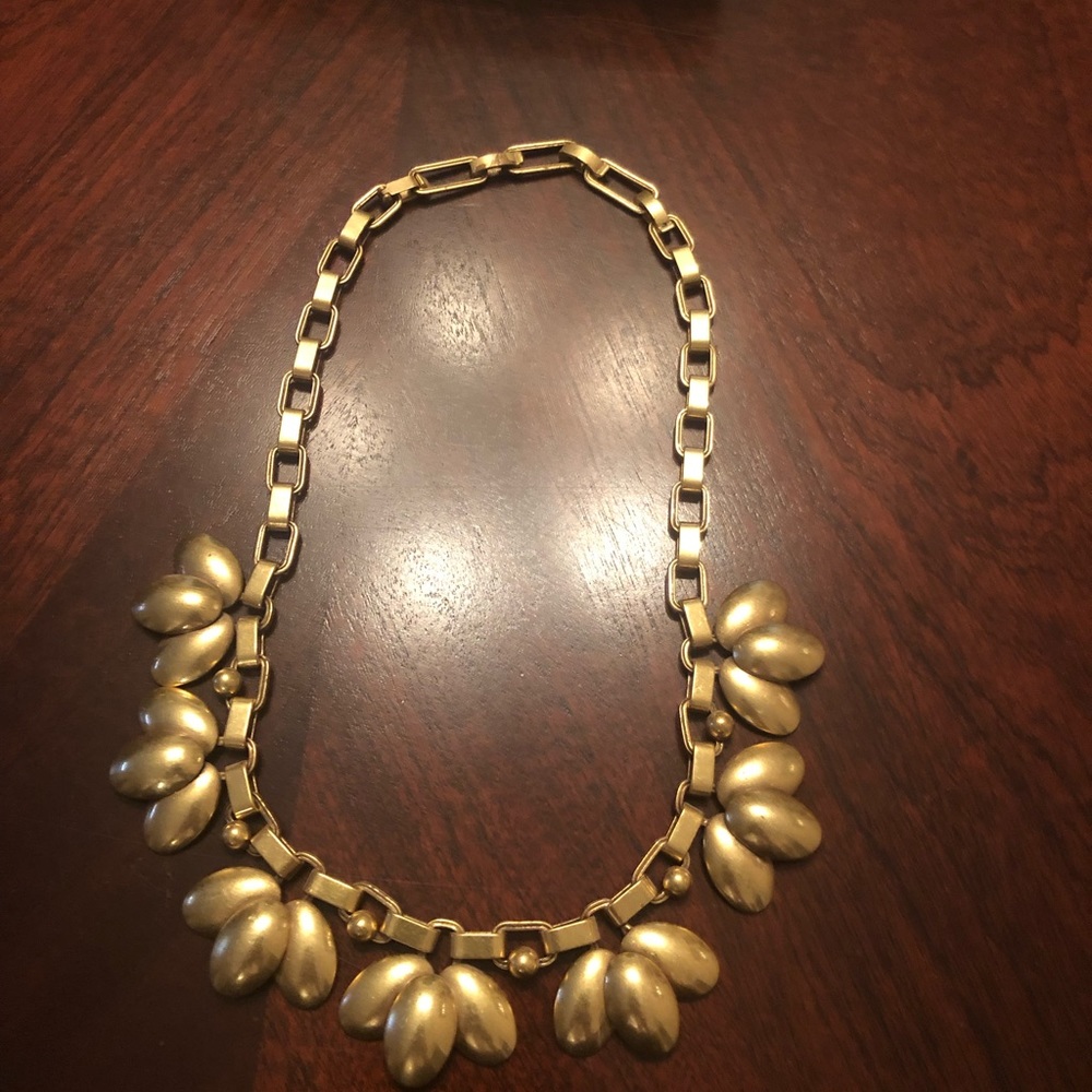 Stella & Dot Antiqued Gold Statement Necklace